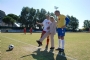 Il calcio d'inizio della vedova  Caponnetto