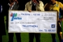 L'assegno per Telethon