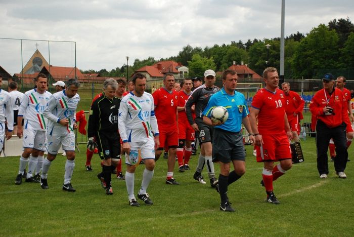 Ingresso in campo con la Repubblica Ceca