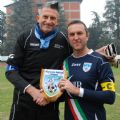 10 Andrea Lucchetta capitano ICS All Stars e Fabio Fecci capitano NIS