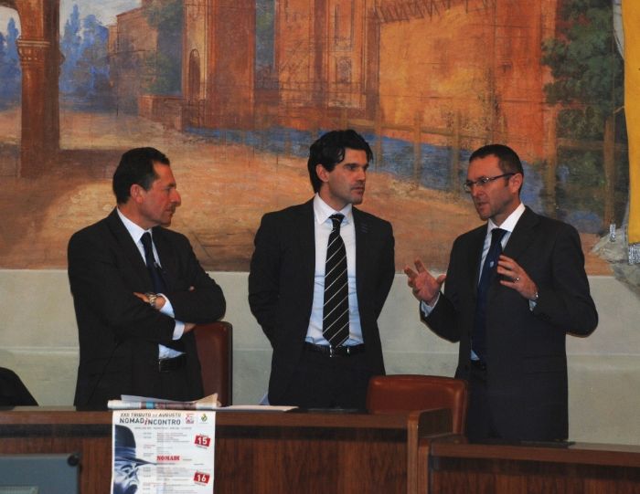 Enzo Manenti, Marcello Leonardi e Fabio Fecci