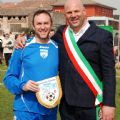 Il Capitano con il Sindaco di Salizzole Mirko Corrà