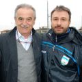 Il Mister Angelo Campi con Emiliano Mondonico, Mister dei Sindaci Lodigiani
