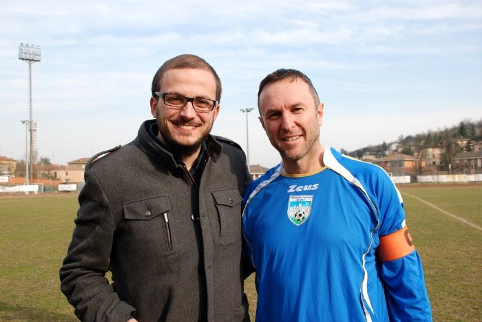 Il Capitano Fabio Fecci con il Sindaco di Salsomaggiore Filippo Frittelli