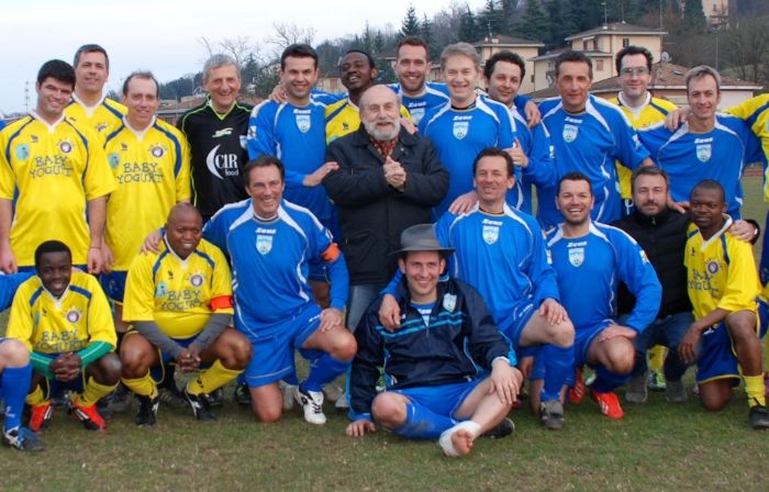 Con Enrico Beruschi e la Seleçao Sacerdoti