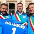 Il Mister Angelo Campi, il Capitano Fabio Fecci, Iil Presidente Enzo Manenti