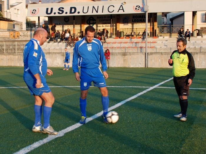 Calcio d'inizio di Francesco Ghiroldi, Sindaco di Piancogno (BS) 