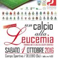 SABATO 1 OTTOBRE A DELEBIO TUTTI IN CAMPO PER DARE “UN CALCIO ALLA LEUCEMIA”:SINDACI, EX-CALCIATORI, GIORNALISTI E I RAGAZZI DELLA MITICA  TRA AGONISMO E SOLIDARIETÀ