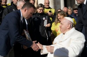 LA NIS DAL PAPA NELLA GIORNATA CONTRO LA VIOLENZA SULLE DONNE