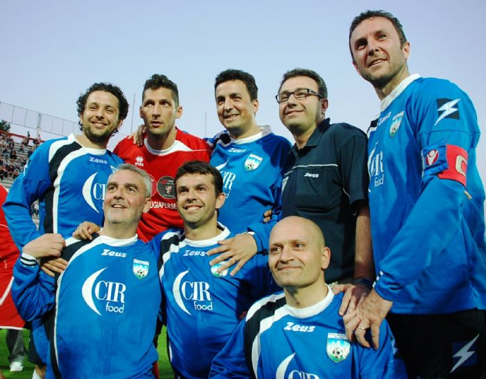 La squadra con Materazzi