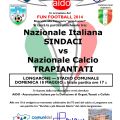 DOMENICA 18 MAGGIO A LONGARONE LA NAZIONALE ITALIANA SINDACI CON LA NAZIONALE TRAPIANTATI IN CAMPO PER AIDO